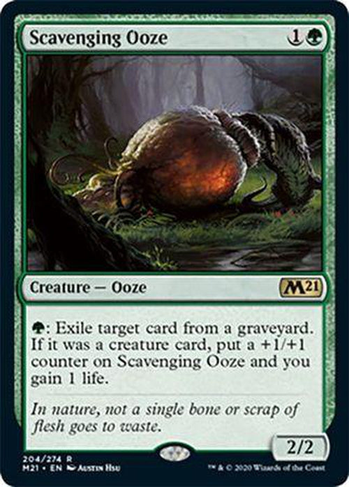 FOIL - Scavenging Ooze 204/274 - Core Set 2021-Cherry Collectables