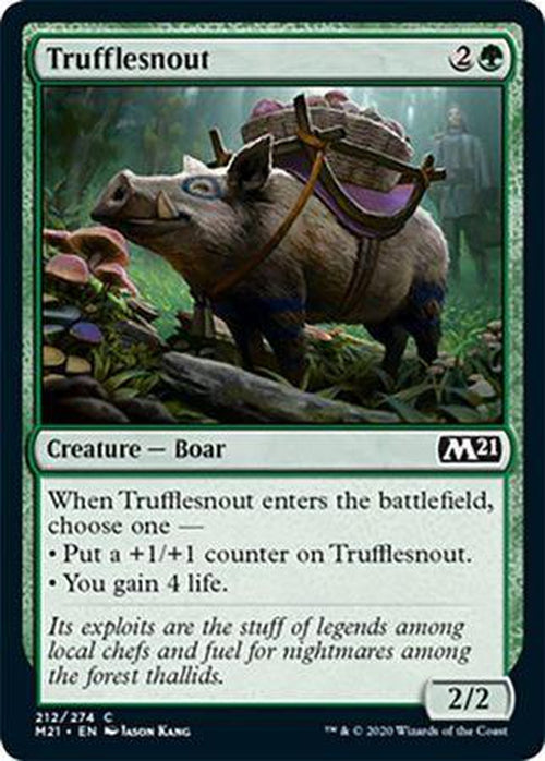 FOIL - Trufflesnout 212/274 - Core Set 2021 - PLAYSET (4)-Cherry Collectables