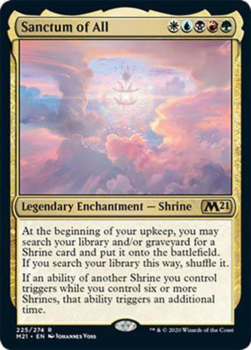 FOIL - Sanctum of All 225/274 - Core Set 2021-Cherry Collectables