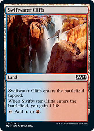 FOIL - Switfwater Cliffs 251/274 - Core Set 2021-Cherry Collectables