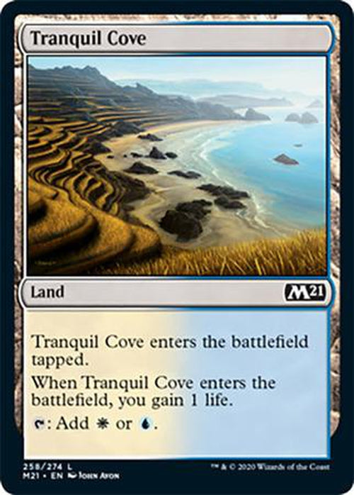 FOIL - Tranquil Cove 258/274 - Core Set 2021-Cherry Collectables
