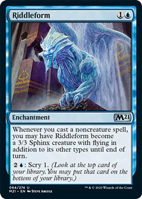 FOIL - Riddleform 064/274 - Core Set 2021 - PLAYSET (4)-Cherry Collectables