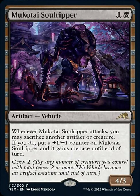 Mukotai Soulripper 113/302 -  Kamigawa Neon Dynasty RARE