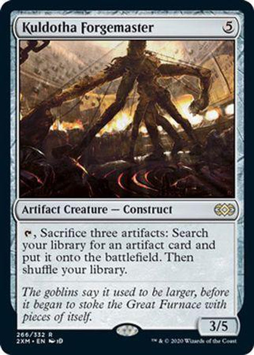 FOIL - Kuldotha Forgemaster 266/332 - Double Masters - Rare-Cherry Collectables