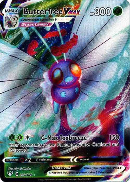 Butterfree VMAX - 2/189 - Ultra Rare - Darkness Ablaze-Cherry Collectables
