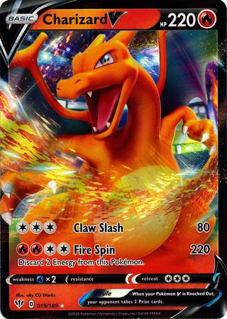 Charizard V - 19/189 - Ultra Rare - Darkness Ablaze-Cherry Collectables