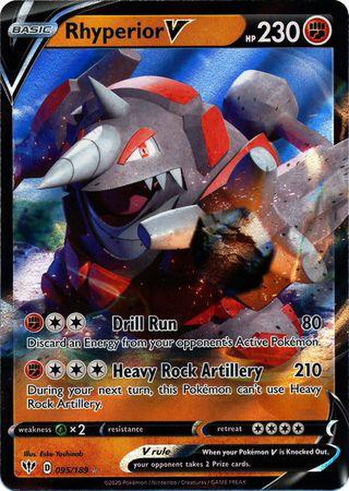 Rhyperior V - 95/189 - Ultra Rare - Darkness Ablaze-Cherry Collectables