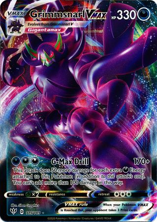 Grimmsnarl VMAX - 115/189 - Ultra Rare - Darkness Ablaze-Cherry Collectables