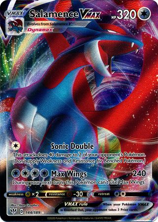 Salamence VMAX - 144/189 - Ultra Rare - Darkness Ablaze-Cherry Collectables