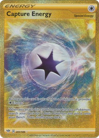 Capture Energy - 201/189 - Secret Rare - Darkness Ablaze-Cherry Collectables
