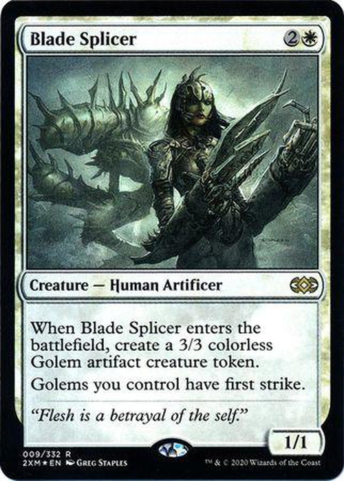FOIL - Blade Splicer 009/332 - Double Masters - Rare-Cherry Collectables