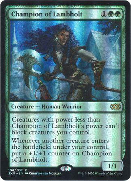 FOIL - Champion of Lambholt 156/332 - Double Masters - Rare-Cherry Collectables