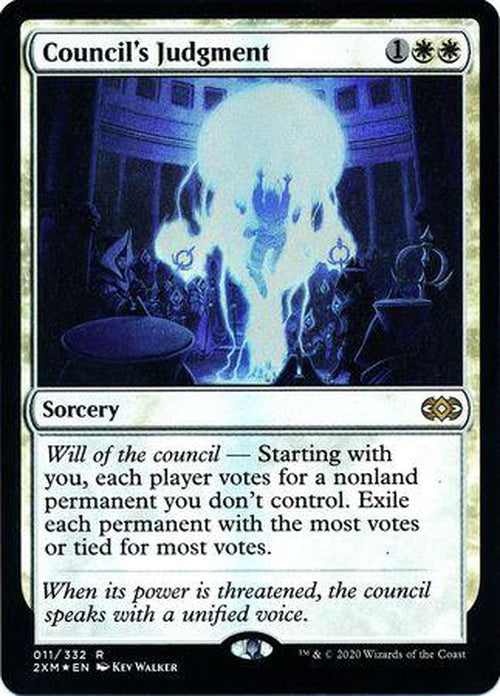 FOIL - Council's Judgment 011/332 - Double Masters - Rare-Cherry Collectables