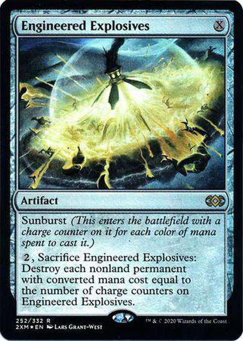 FOIL - Engineered Explosives 252/332 - Double Masters - Rare-Cherry Collectables