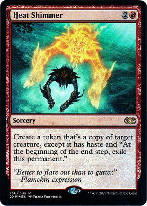FOIL - Heat Shimmer 130/332 - Double Masters - Rare-Cherry Collectables