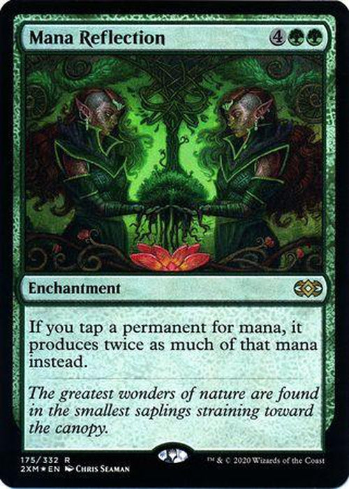 FOIL - Mana Reflection 175/332 - Double Masters - Rare-Cherry Collectables