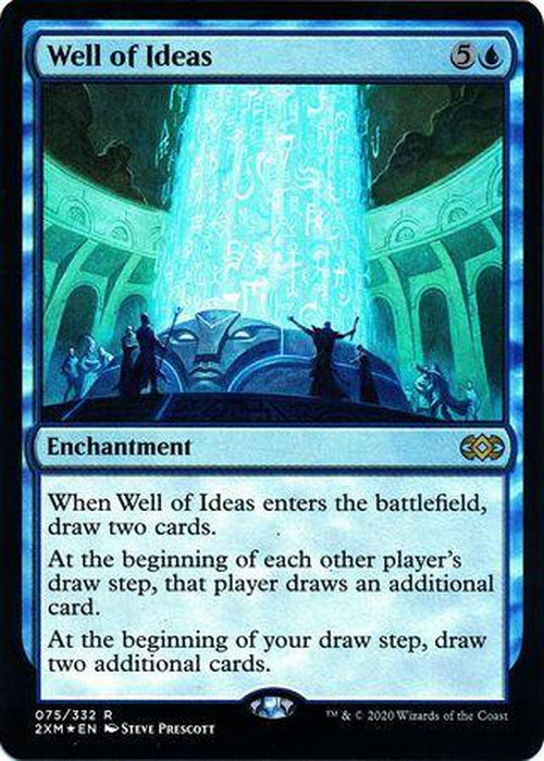 FOIL - Well of Ideas 075/332 - Double Masters - Rare-Cherry Collectables