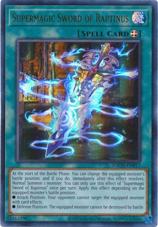 Supermagic Sword of Raptinus - TOCH-EN017 - Ultra Rare Unlimited