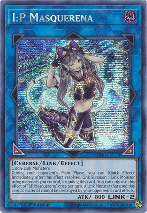 I:P Masquerena - MP20-EN178 - Prismatic Secret Rare 1st Edition-Cherry Collectables