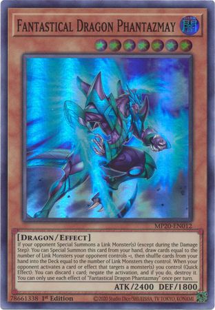 Fantastical Dragon Phantazmay - MP20-EN012 - Super Rare 1st Edition-Cherry Collectables