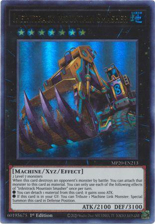 Infinitrack Mountain Smasher - MP20-EN213 - Ultra Rare 1st Edition-Cherry Collectables
