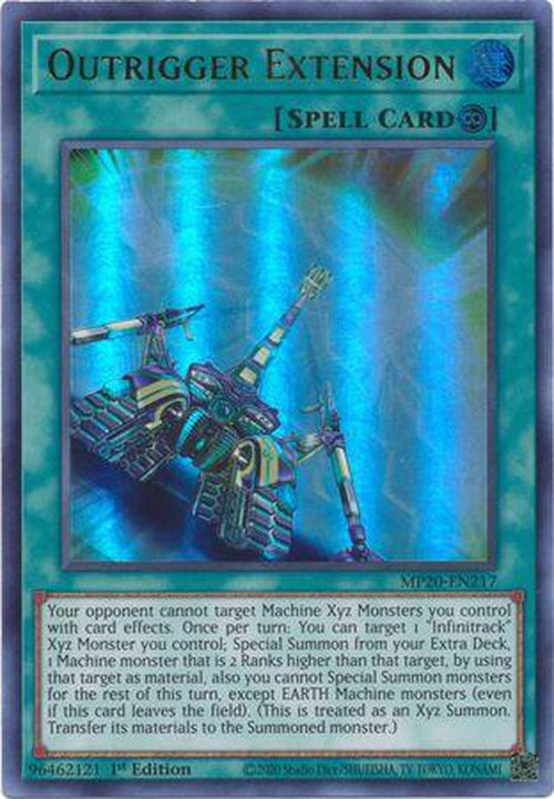 Outrigger Extension - MP20-EN217 - Ultra Rare 1st Edition-Cherry Collectables