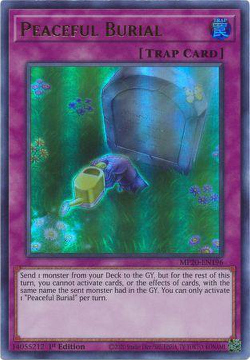 Peaceful Burial - MP20-EN196 - Ultra Rare 1st Edition-Cherry Collectables