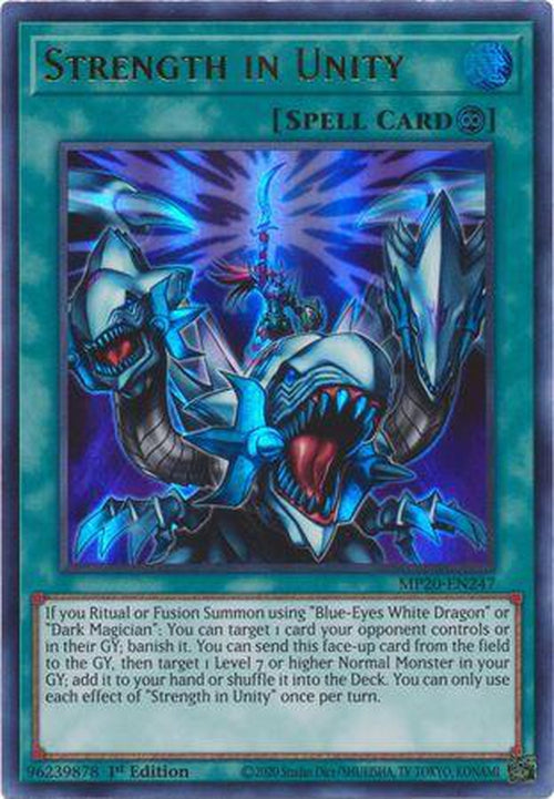 Strength in Unity - MP20-EN247 - Ultra Rare 1st Edition-Cherry Collectables
