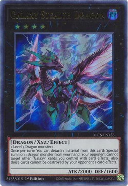 Galaxy Stealth Dragon - DLCS-EN126 - Ultra Rare 1st Edition-Cherry Collectables