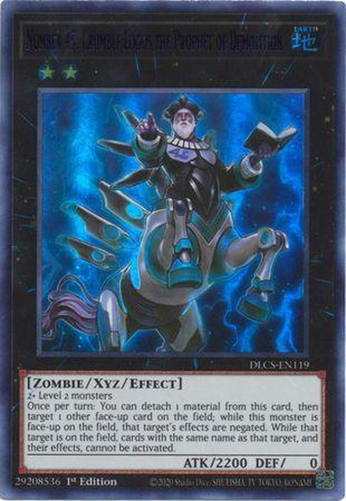 PURPLE Number 45: Crumble Logos the Prophet of Demolition - DLCS-EN119 - Ultra Rare 1st Edition-Cherry Collectables