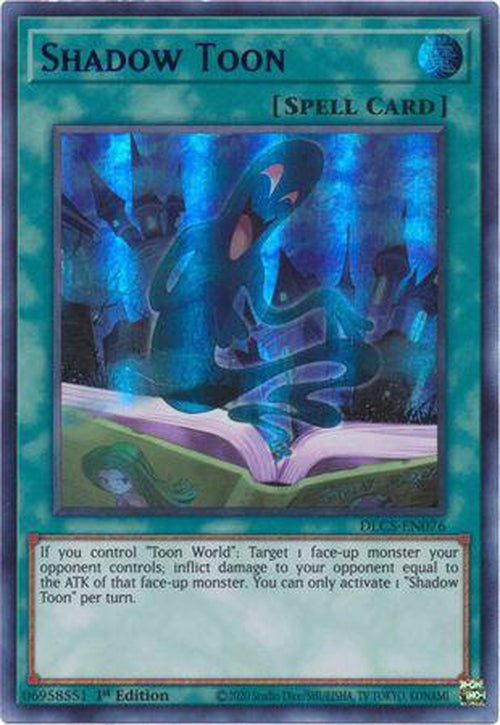 BLUE Shadow Toon - DLCS-EN076 - Ultra Rare 1st Edition-Cherry Collectables