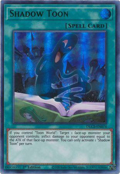 GREEN Shadow Toon - DLCS-EN076 - Ultra Rare 1st Edition-Cherry Collectables