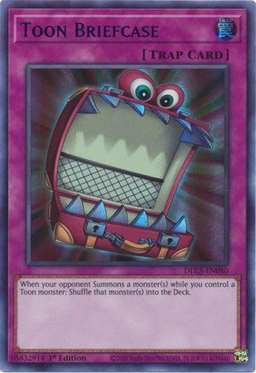 BLUE Toon Briefcase - DLCS-EN080 - Ultra Rare 1st Edition-Cherry Collectables