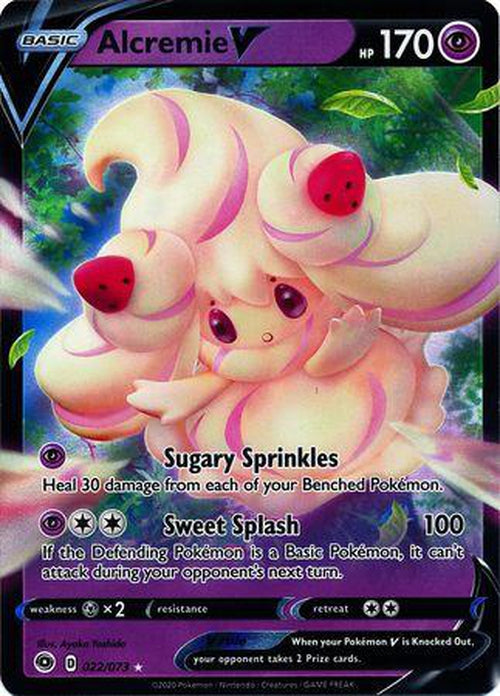Alcremie V - 022/073 - Ultra Rare - Champions Path-Cherry Collectables