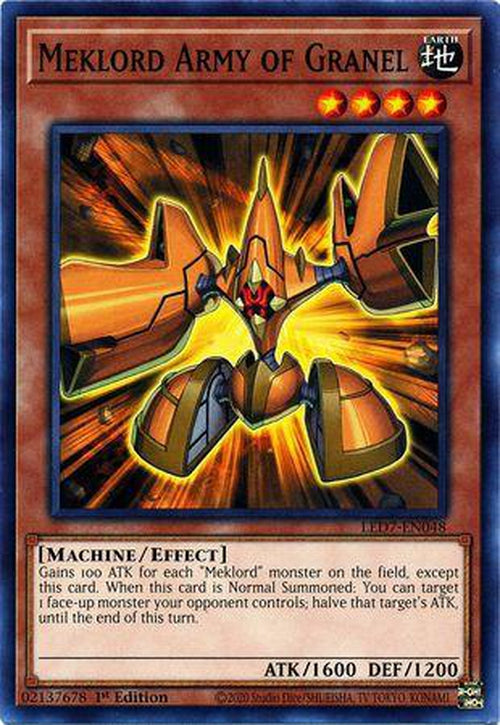 PLAYSET 3x Meklord Army of Granel - LED7-EN048 - Common 1st Edition-Cherry Collectables