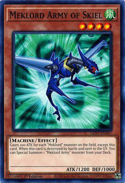 PLAYSET 3x Meklord Army of Skiel - LED7-EN047 - Common 1st Edition-Cherry Collectables