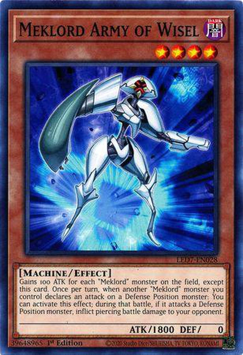 PLAYSET 3x Meklord Army of Wisel - LED7-EN028 - Common 1st Edition-Cherry Collectables
