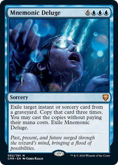 FOIL Mnemonic Deluge 082/361 - Mythic Commander Legends-Cherry Collectables