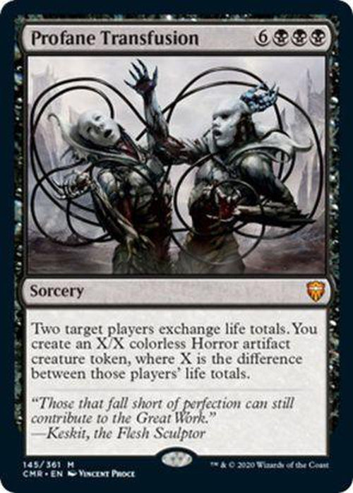 FOIL Profane Transfusion 145/361 - Mythic Commander Legends-Cherry Collectables