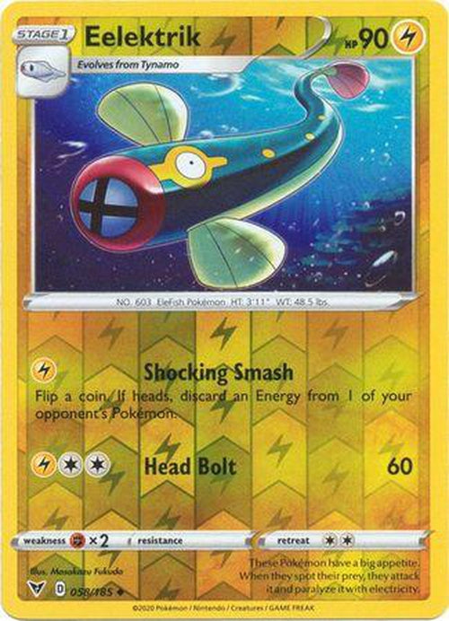 REVERSE HOLO Eeletrik - 058/185 - Uncommon - Vivid Voltage-Cherry Collectables
