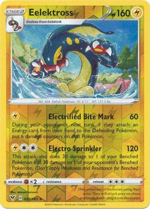 REVERSE HOLO Eeletktross - 059/185 - Rare - Vivid Voltage-Cherry Collectables