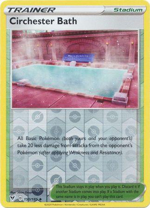 REVERSE HOLO Circhester Bath - 150/185 - Uncommon - Vivid Voltage-Cherry Collectables