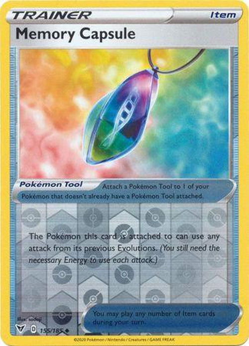 REVERSE HOLO Memory Capsule - 155/185 - Uncommon - Vivid Voltage-Cherry Collectables