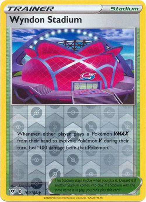 REVERSE HOLO Wyndon Stadium - 161/185 - Uncommon - Vivid Voltage-Cherry Collectables