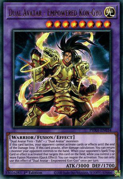 Dual Avatar - Empowered Kon-Gyo - PHRA-EN034 - Ultra Rare 1st Edition-Cherry Collectables