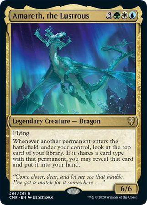 FOIL Amareth, the Lustrous 266/361 - Rare Commander Legends-Cherry Collectables