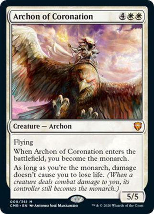 FOIL Archon of Coronation 009/361 - Mythic Commander Legends-Cherry Collectables