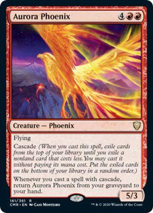 FOIL Aurora Phoenix 161/361 - Rare Commander Legends-Cherry Collectables