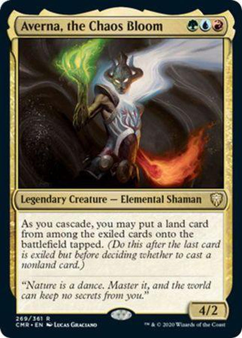 FOIL Averna, the Chaos Bloom 269/361 - Rare Commander Legends-Cherry Collectables