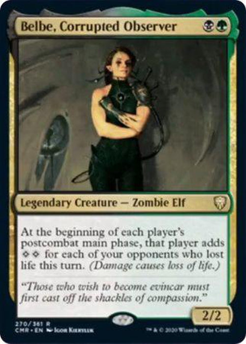 FOIL Belbe, Corrupted Observer 270/361 - Rare Commander Legends-Cherry Collectables